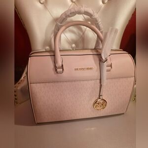 Michael Kors Blush Pink Jet Set Travel Satchel/Duffle